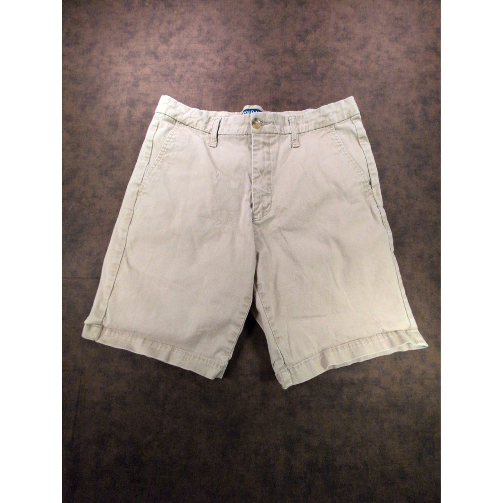 US Polo Assn Mens Khaki Tan Activate Stretch Chino Bermuda Shorts‎ W34 110176
